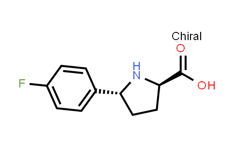 (2R,5R)-5-(4-Fluorophenyl)pyrrolidine-2-carboxylic acid