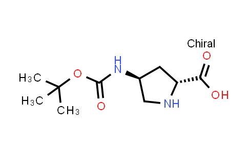 (2R,4S)-4-((tert-Butoxycarbonyl)amino)pyrrolidine-2-carboxylic acid