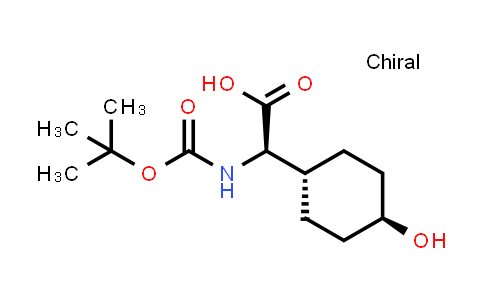 (R)-2-((tert-Butoxycarbonyl)amino)-2-((1r,4R)-4-hydroxycyclohexyl)acetic acid