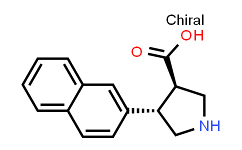 (3R,4S)-rel-4-(Naphthalen-2-yl)pyrrolidine-3-carboxylic acid