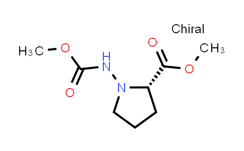 (S)-Methyl 1-((methoxycarbonyl)amino)pyrrolidine-2-carboxylate