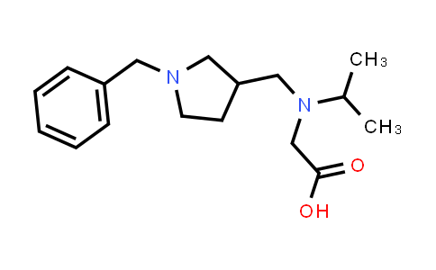 2-(((1-Benzylpyrrolidin-3-yl)methyl)(isopropyl)amino)acetic acid