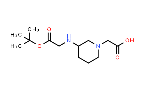 2-(3-((2-(tert-Butoxy)-2-oxoethyl)amino)piperidin-1-yl)acetic acid
