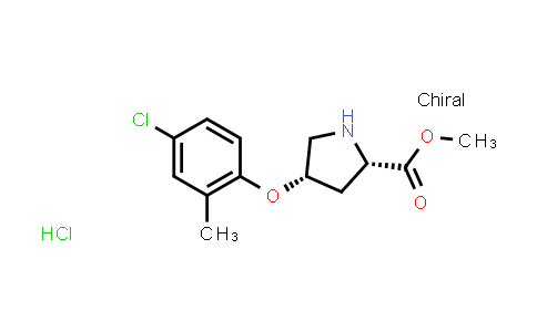 (2S,4S)-Methyl 4-(4-chloro-2-methylphenoxy)pyrrolidine-2-carboxylate hydrochloride
