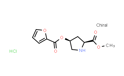 (2S,4S)-Methyl 4-((furan-2-carbonyl)oxy)pyrrolidine-2-carboxylate hydrochloride