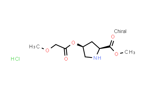 (2S,4S)-Methyl 4-(2-methoxyacetoxy)pyrrolidine-2-carboxylate hydrochloride