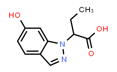 2-(6-Hydroxy-1H-indazol-1-yl)butanoic acid