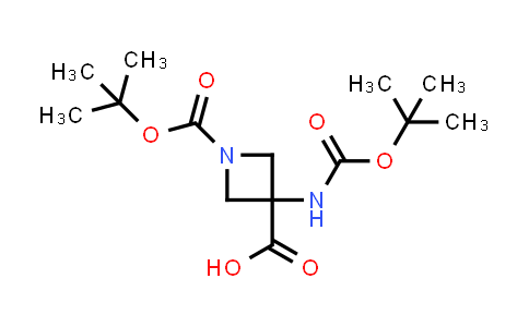 1-(tert-Butoxycarbonyl)-3-((tert-butoxycarbonyl)amino)azetidine-3-carboxylic acid