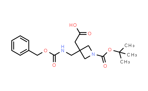 2-(3-((((Benzyloxy)carbonyl)amino)methyl)-1-(tert-butoxycarbonyl)azetidin-3-yl)acetic acid
