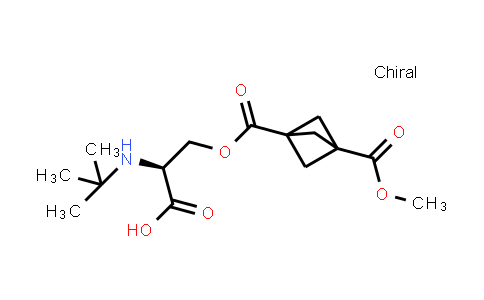 (S)-2-(tert-Butylamino)-3-((3-(methoxycarbonyl)bicyclo[1.1.1]pentane-1-carbonyl)oxy)propanoic acid