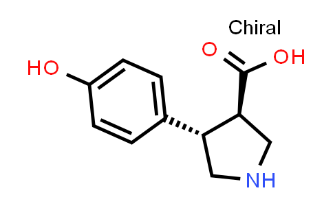 (3R,4S)-rel-4-(4-Hydroxyphenyl)pyrrolidine-3-carboxylic acid