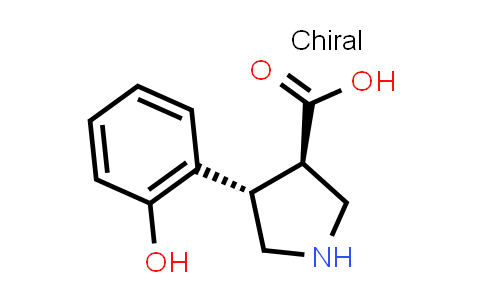 (3R,4S)-rel-4-(2-Hydroxyphenyl)pyrrolidine-3-carboxylic acid