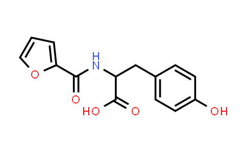 2-(Furan-2-carboxamido)-3-(4-hydroxyphenyl)propanoic acid