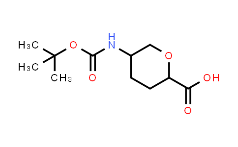 5-((tert-Butoxycarbonyl)amino)tetrahydro-2H-pyran-2-carboxylic acid