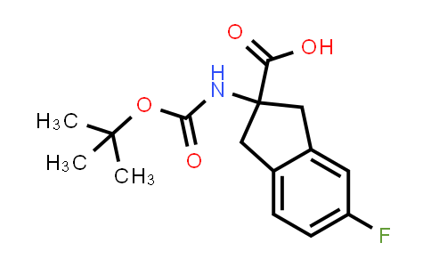 2-((tert-Butoxycarbonyl)amino)-5-fluoro-2,3-dihydro-1H-indene-2-carboxylic acid
