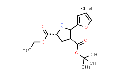 (2R,4R)-4-tert-Butyl 2-ethyl 5-(furan-2-yl)pyrrolidine-2,4-dicarboxylate