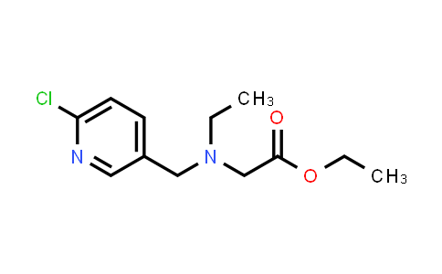 Ethyl 2-(((6-chloropyridin-3-yl)methyl)(ethyl)amino)acetate