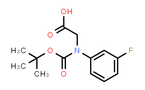 2-((tert-Butoxycarbonyl)(3-fluorophenyl)amino)acetic acid