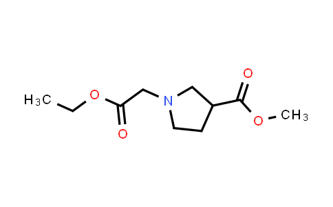 Methyl 1-(2-ethoxy-2-oxoethyl)pyrrolidine-3-carboxylate