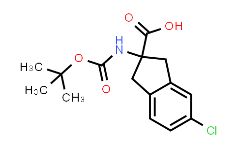 2-((tert-Butoxycarbonyl)amino)-5-chloro-2,3-dihydro-1H-indene-2-carboxylic acid