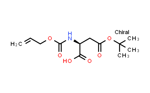 (S)-2-(((Allyloxy)carbonyl)amino)-4-(tert-butoxy)-4-oxobutanoic acid