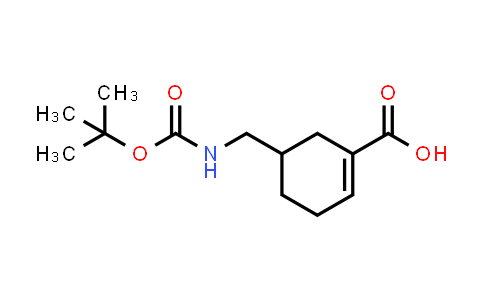 5-(((tert-Butoxycarbonyl)amino)methyl)cyclohex-1-enecarboxylic acid