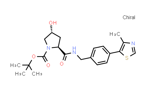 (2S,4R)-tert-Butyl 4-hydroxy-2-((4-(4-methylthiazol-5-yl)benzyl)carbamoyl)pyrrolidine-1-carboxylate