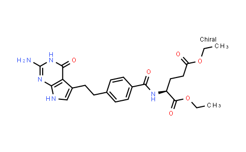 (S)-Diethyl 2-(4-(2-(2-amino-4-oxo-4,7-dihydro-3H-pyrrolo[2,3-d]pyrimidin-5-yl)ethyl)benzamido)pentanedioate