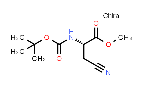 (S)-Methyl 2-((tert-butoxycarbonyl)amino)-3-cyanopropanoate
