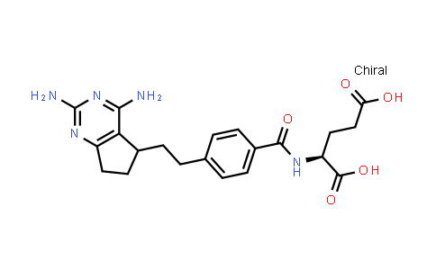 (2S)-2-(4-(2-(2,4-Diamino-6,7-dihydro-5H-cyclopenta[d]pyrimidin-5-yl)ethyl)benzamido)pentanedioic acid