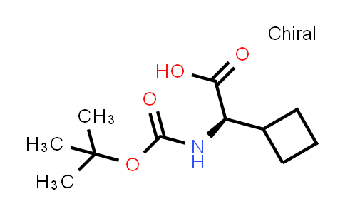 (R)-2-((tert-Butoxycarbonyl)amino)-2-cyclobutylacetic acid