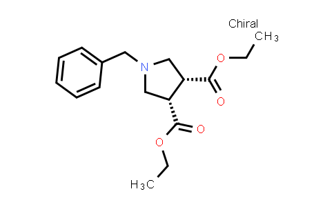 cis-Diethyl 1-benzylpyrrolidine-3,4-dicarboxylate