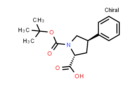 (2R,4R)-1-(tert-Butoxycarbonyl)-4-phenylpyrrolidine-2-carboxylic acid