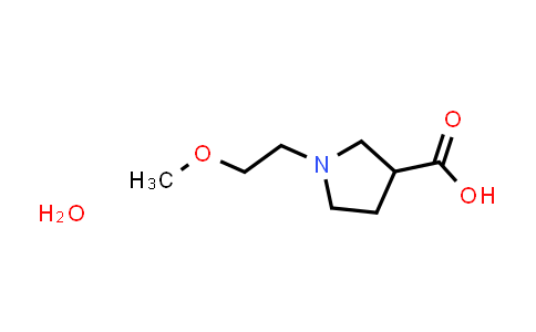 1-(2-Methoxyethyl)pyrrolidine-3-carboxylic acid hydrate