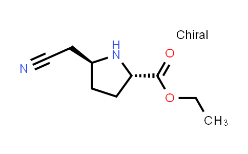 (2S,5S)-Ethyl 5-(cyanomethyl)pyrrolidine-2-carboxylate