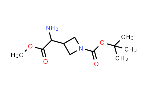 tert-Butyl 3-(1-amino-2-methoxy-2-oxoethyl)azetidine-1-carboxylate