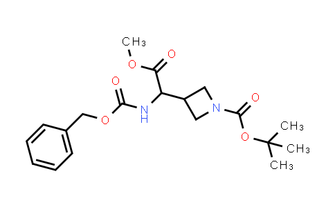 tert-Butyl 3-(1-(((benzyloxy)carbonyl)amino)-2-methoxy-2-oxoethyl)azetidine-1-carboxylate