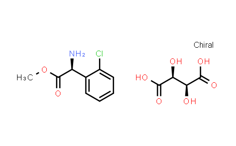 (S)-2-chlorophenyl glycine methyl ester D-tartrate salt