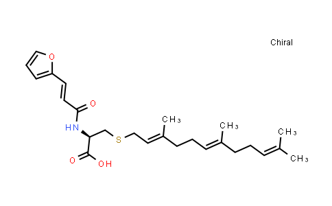 (R)-2-(3-(Furan-2-yl)acrylamido)-3-((3,7,11-trimethyldodeca-2,6,10-trien-1-yl)thio)propanoic acid