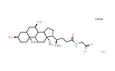 Glycochenodeoxycholic acid sodium