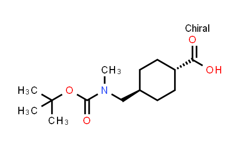 (1R,4R)-4-(((tert-Butoxycarbonyl)(methyl)amino)methyl)cyclohexanecarboxylic acid