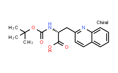 (R)-2-((tert-Butoxycarbonyl)amino)-3-(quinolin-2-yl)propanoic acid