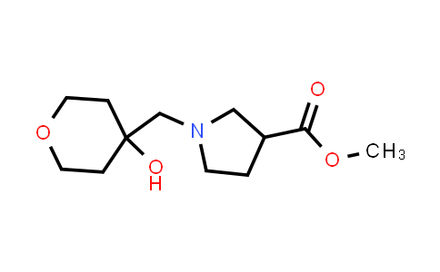 Methyl 1-((4-hydroxytetrahydro-2H-pyran-4-yl)methyl)pyrrolidine-3-carboxylate