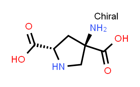rel-(2S,4R)-4-Aminopyrrolidine-2,4-dicarboxylic acid