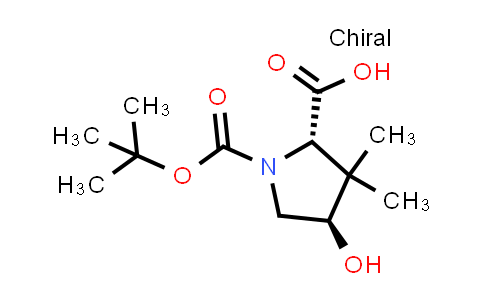 (2S,4R)-1-(tert-Butoxycarbonyl)-4-hydroxy-3,3-dimethylpyrrolidine-2-carboxylic acid