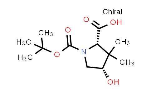 (2S,4S)-1-(tert-Butoxycarbonyl)-4-hydroxy-3,3-dimethylpyrrolidine-2-carboxylic acid