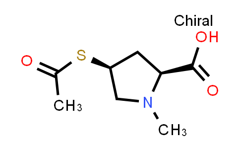 (2S,4S)-4-(Acetylthio)-1-methylpyrrolidine-2-carboxylic acid