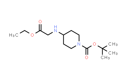 tert-Butyl 4-((2-ethoxy-2-oxoethyl)amino)piperidine-1-carboxylate