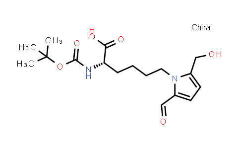 (S)-2-((tert-Butoxycarbonyl)amino)-6-(2-formyl-5-(hydroxymethyl)-1H-pyrrol-1-yl)hexanoic acid