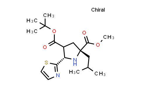 (2R,5S)-4-tert-Butyl 2-methyl 2-isobutyl-5-(thiazol-2-yl)pyrrolidine-2,4-dicarboxylate